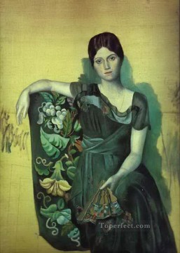 portrait - Portrait of Olga in the Armchair 1917 Pablo Picasso